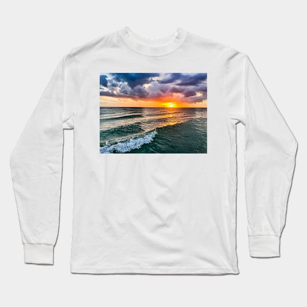 Sunset Marco Island 2 Long Sleeve T-Shirt by cbernstein